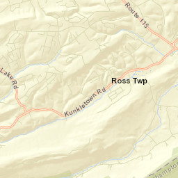 Saylorsburg Street Map