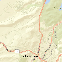Hackettstown Street Map
