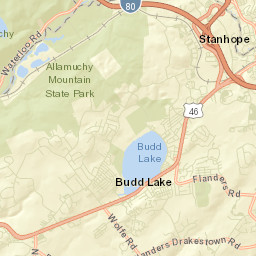 Budd Lake Street Map