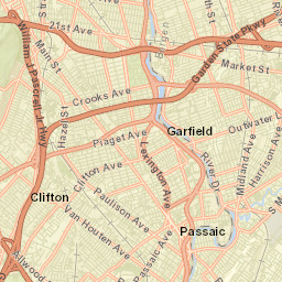 Saddle Brook Street Map