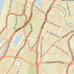 Woodlawn New York Street Map