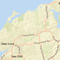 Sea Cliff New York Street Map
