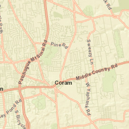 Selden New York Street Map