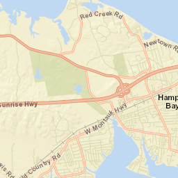 West Tiana New York Street Map