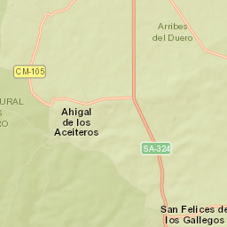 San Felices de los Gallegos Street Map