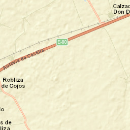 Calzada de Don Diego Street Map