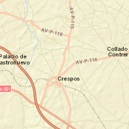 Collado de Contreras Street Map