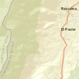 Rascafría Street Map