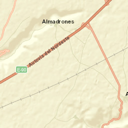 Almadrones Street Map