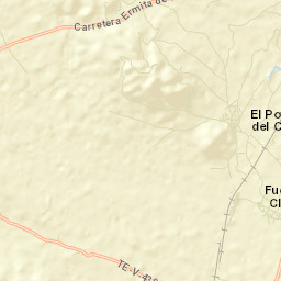 Fuentes Claras Street Map