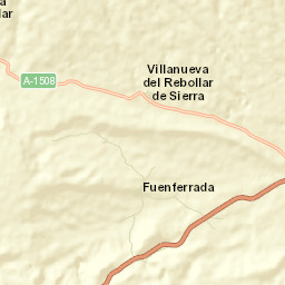 Villanueva del Rebollar de la Sierra Street Map