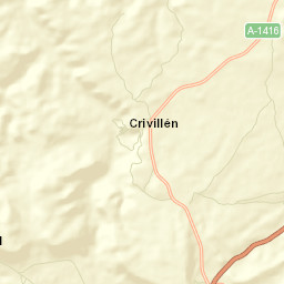 Crivillén Street Map