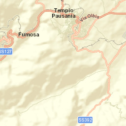 Tempio Pausania Street Map