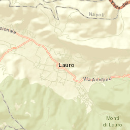 Pago del Vallo di Lauro Street Map