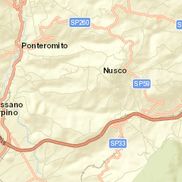 Nusco Street Map