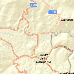 Cairano Street Map
