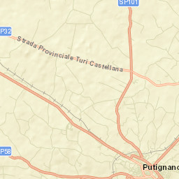 Putignano Street Map
