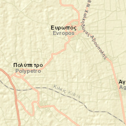 Ágios Pétros Street Map