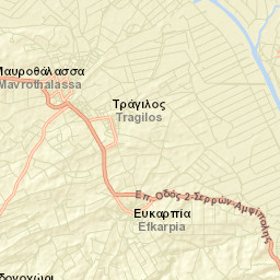 Mavrothálassa Street Map
