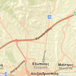 Alexandroupoli Street Map