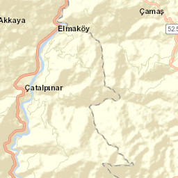 Çamaş Street Map