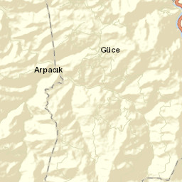 Güce İlçesi Street Map