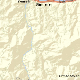 Sürmene Street Map