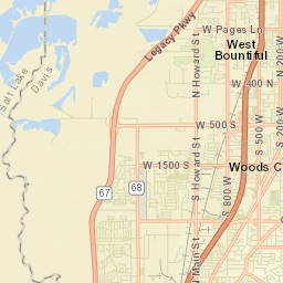 West Bountiful Street Map