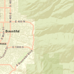 Bountiful Street Map