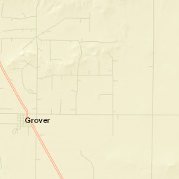 Grover Colorado Street Map