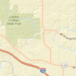 Peoria County Street Map