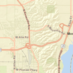 499 West Mossville Road, Peoria, IL 61615 Street Map