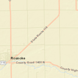 Roanoke Street Map