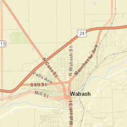Wabash Street Map