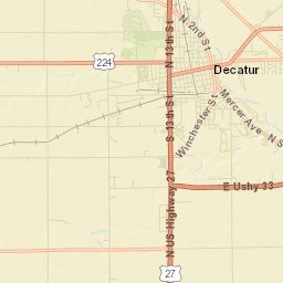 Decatur Street Map