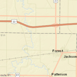 Patterson Ohio Street Map