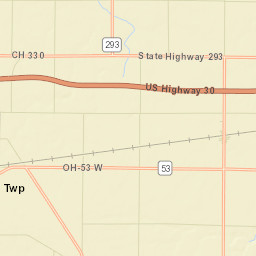 Kirby Ohio Street Map