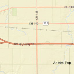 Edenville Ohio Street Map