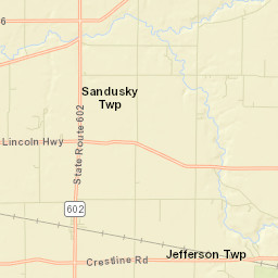 North Robinson Ohio Street Map