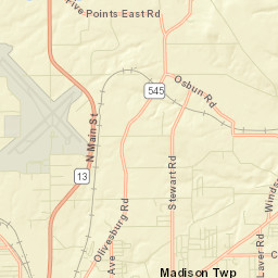 Fleming Falls Ohio Street Map