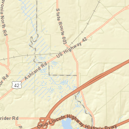 1770-1820 Bowen Road, Mansfield, OH Street Map