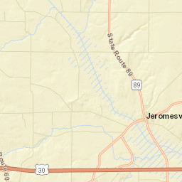 Treaton Ohio Street Map