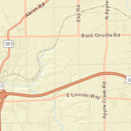 Weilersville Ohio Street Map