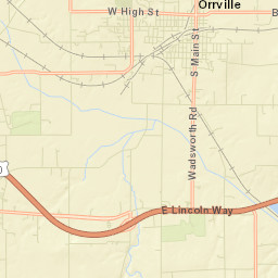 9801 Back Orrville Road, Orrville, OH 44667 Street Map
