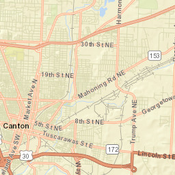 Trump Ohio Street Map