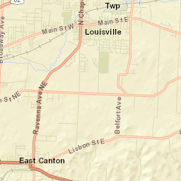 East Canton Ohio Street Map