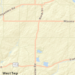 Reading Ohio Street Map