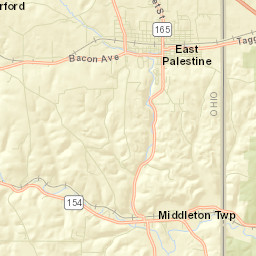 Mill Rock Ohio Street Map