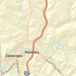 Zelienople Street Map