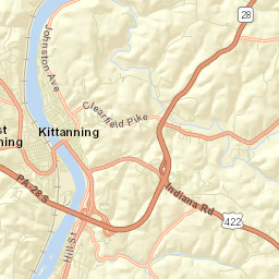 West Kittanning Street Map